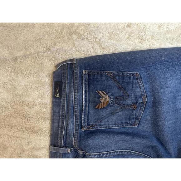 Citizens of Humanity Y2K Simone #105 medium wash low waist flare jeans Size 32 - Picture 7 of 9